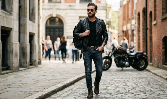 Best Outfits to Wear with Biker Belts for Men
