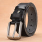 Men's 100% Italian Cow Leather Belt With Anti-Scratch Buckle