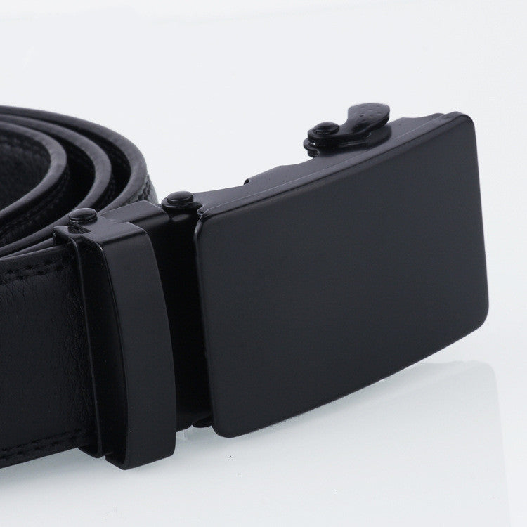Men’s Statement Leather Ratchet Belt with Adjustable Fit