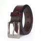 Fashion Men Genuine Leather Adjustable Pin Buckle Belt