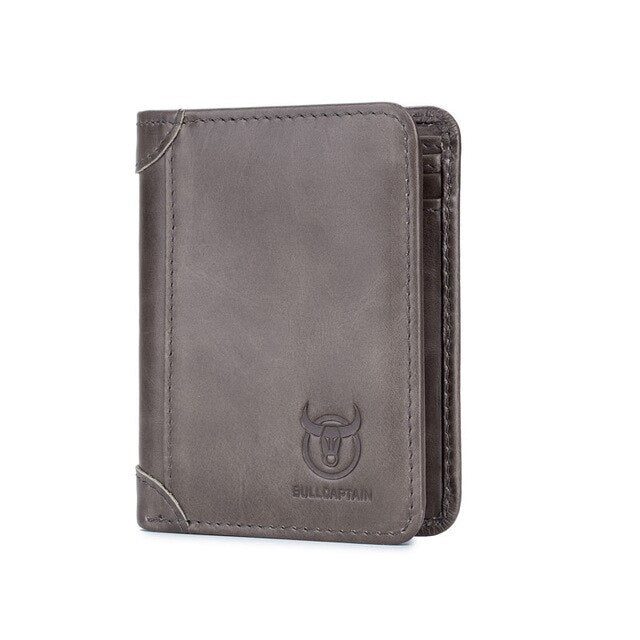 Casual Men’s Leather Wallet | First Layer Cowhide with Multi-Compartment Design