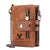 Men’s Bifold Genuine Leather Wallet with Double Zipper, RFID Blocking, Card Holder & Coin Pocket