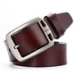 Fashion Men Genuine Leather Adjustable Pin Buckle Belt