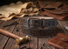 Wildlife Scene Leather Belt – Handmade Cowboy Belt