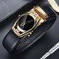 Men's leather belt