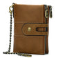 Cowhide men's anti-theft wallet