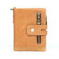 Luxurious Genuine Leather Wallet for Men – RFID Protection, Zipper Coin Pocket, Cowhide Bifold Design