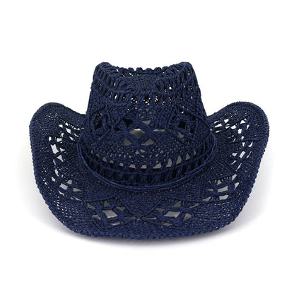 Hat travel sun sun visor western cowboy straw hat