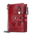 Men’s Bifold Genuine Leather Wallet with Double Zipper, RFID Blocking, Card Holder & Coin Pocket