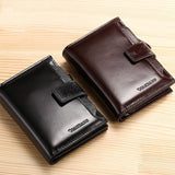 Men's leather Trifold wallet