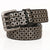 Men’s Hollow Rivet Leather Belt – Cowhide Pin Buckle