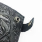 Retro Personality Men’s Wallet Demon – Skull Punk Rock Leather Chain Wallet, Anti-Theft Short Vertical Wallet