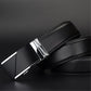 COWATHER Leather Automatic Buckle Statement Belt for Men