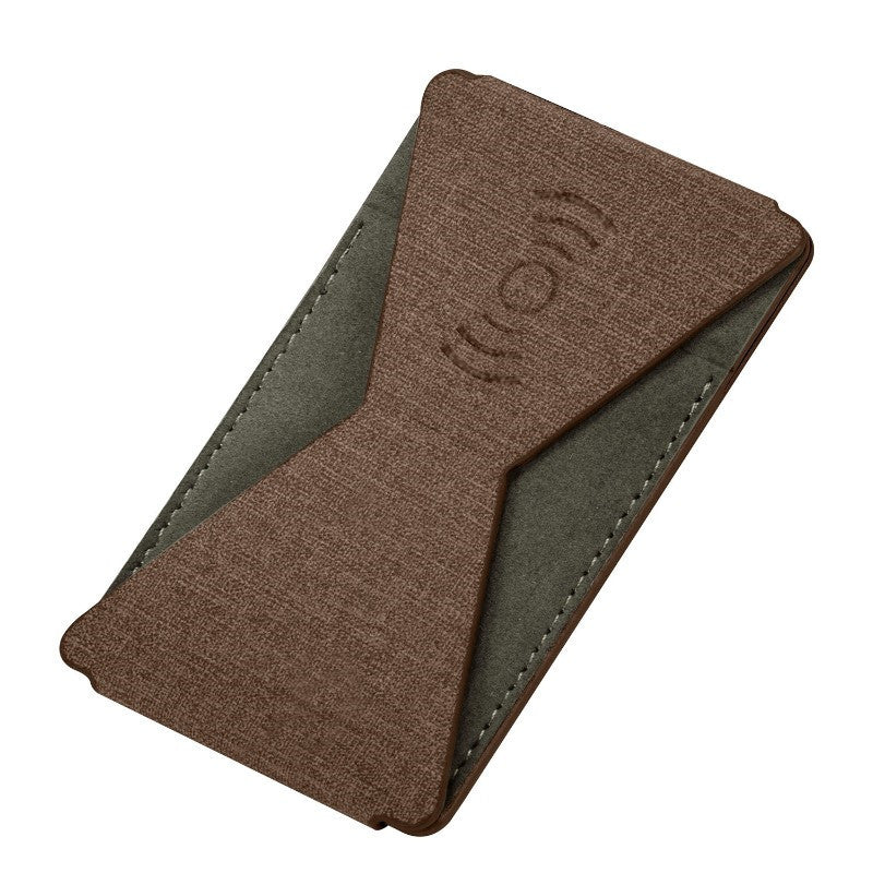 Compatible with Apple, Universal Slim Magnetic Car Holder Sticker Wallet For IPhone
