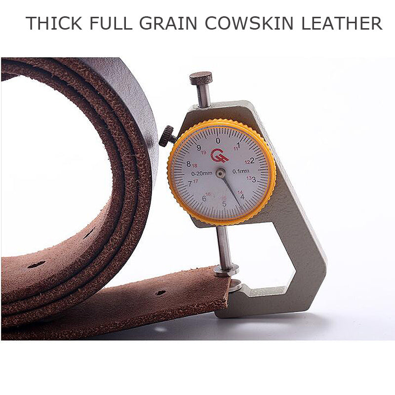 Handmade Retro Soft Leather Belt for Men