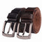 Casual Cowhide Leather Belt - Rivet Detail Durability