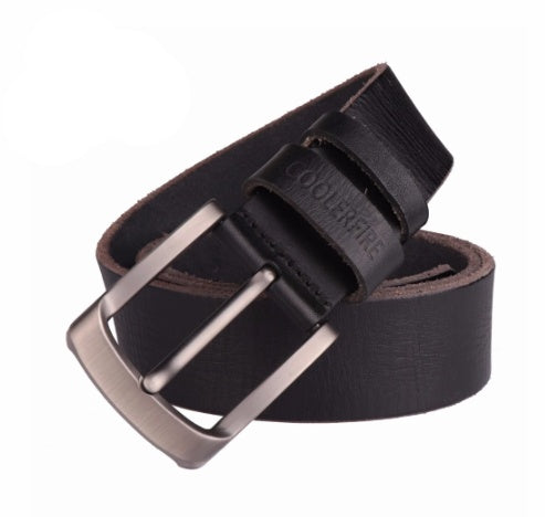 High-End Cowhide Leather Belt for Men