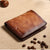 Men’s Leather Trifold Wallet | Compact Non-Woven Design with Organized Storage