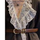 Self made CP hardcover European and American Vintage Gold ins niche lock alligator belt cow leather belt