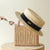 Net Red Flat-Top Straw Hat Female Summer England All-Match Straw Hat