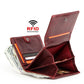 Randy RFID Leather Small Bifold Wallet for Women – Genuine Cowhide