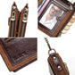 Men’s Wallet Anti-theft RFID Leather Wallet – Multifunctional Street Style