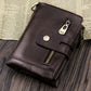 Luxurious Genuine Leather Wallet for Men – RFID Protection, Zipper Coin Pocket, Cowhide Bifold Design