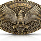 American 1776 Bald Eagle Belt Buckle - Patriotic Western