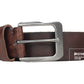 Washed vegetable tanned top layer cowhide belt