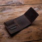 Personalized Retro Day Dreamer Horse Leather Trifold Wallet – Genuine Cowhide