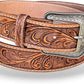 Men's Full Grain Western Belt – Handmade Snap-On Buckle