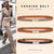 Women's Adjustable Western Brown Skinny Leather Belt with Gold Turn Lock Buckle