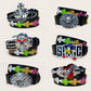 Unisex Colorful Lychee Pattern PU Leather Belt – Gothic, Western & Punk Jeans Style