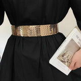 Women's Wide Western Leather Waist Cinch Belt | Solid & Versatile Dress Accessory