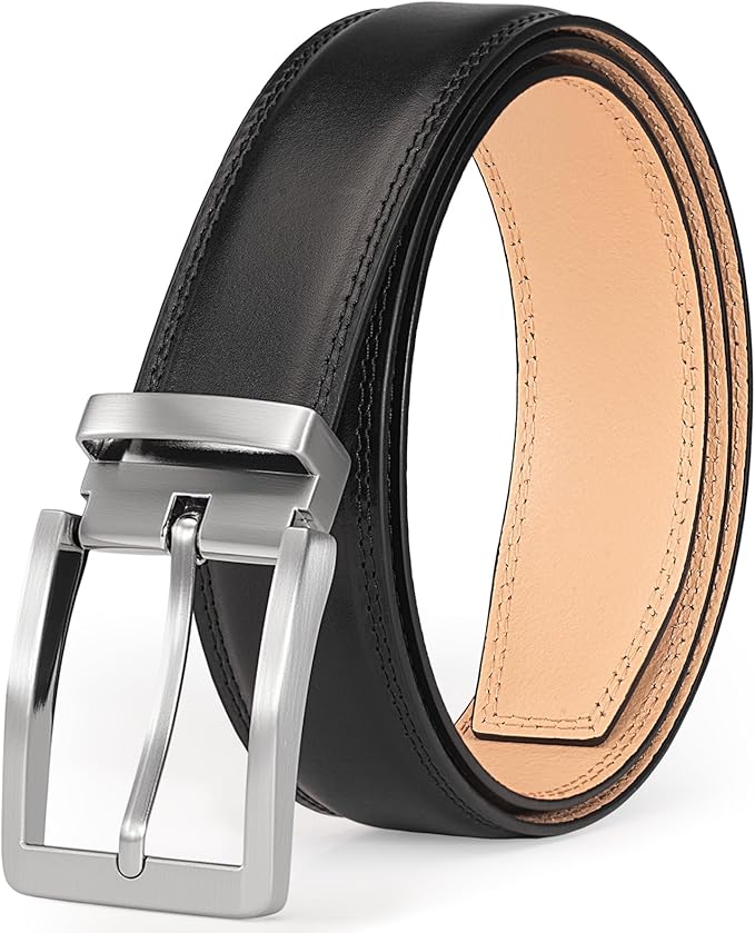 Men's Full-Grain Leather Belt – No Peel, No Crack