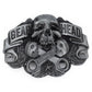 Western Skull Novelty Belt Buckle for Men & Women - Zinc Alloy Piston Design