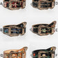 Women's Vintage Western Floral PU Leather Belt - Embossed & Embroidered