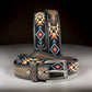 Full Grain Leather Western Belt – Eagle Tooled Design
