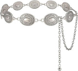Women's Gold Chain Concho Belt – Boho Cowgirl