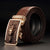 Men’s Statement Leather Belt with Automatic Buckle