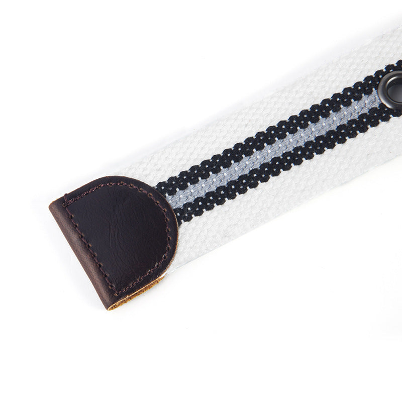 Men’s Outdoor Tactical Canvas Belt with Durable Alloy Buckle