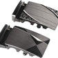 2-Piece Alloy Ratchet Belt Buckle Set for Men