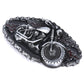 Men's Vintage Motorcycle Biker Belt Buckle - Alloy Flame Cowboy Style