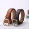 Casual Cowhide Leather Belt - Lightweight Everyday Fit