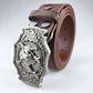Men's Handmade Leather Cowboy Rodeo Belt