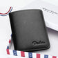 Men’s Short Genuine Leather Ultra-Thin Slim Wallet | Soft Business Style