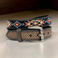 Full Grain Leather Western Belt – Eagle Tooled Design