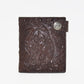 Retro Personality Men’s Wallet Demon – Skull Punk Rock Leather Chain Wallet, Anti-Theft Short Vertical Wallet