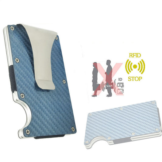 Carbon fiber wallet, metal wallet