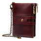 Cowhide men's anti-theft wallet